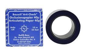 Artikulációs papír tekercs Artikulációs papír tekercs