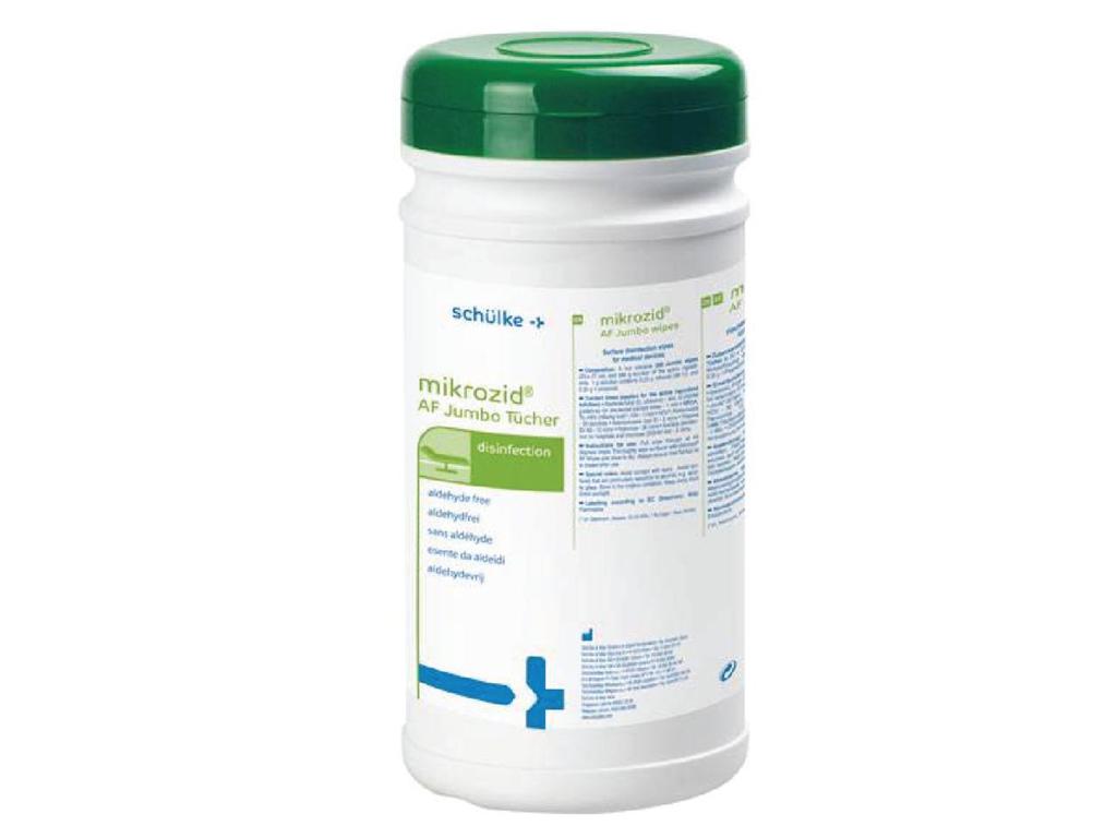 Schülke+ mikrozid AFJumbo törlőkendő,dobozos